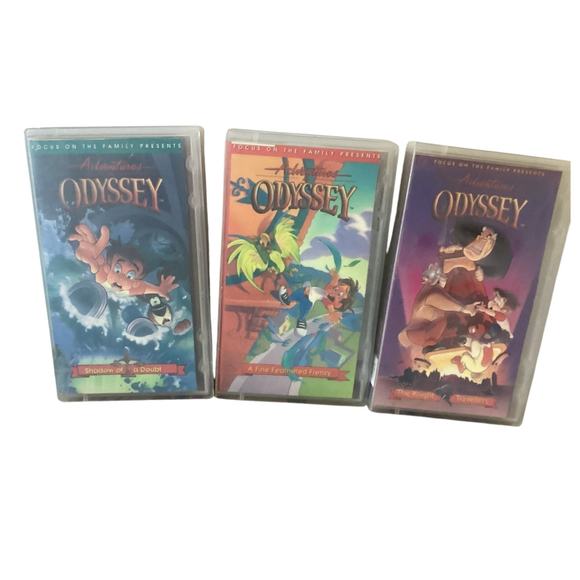 Focus on the Family Adventures of Odyssey 3 VHS Set Vintage 90's - Picture 1 of 7